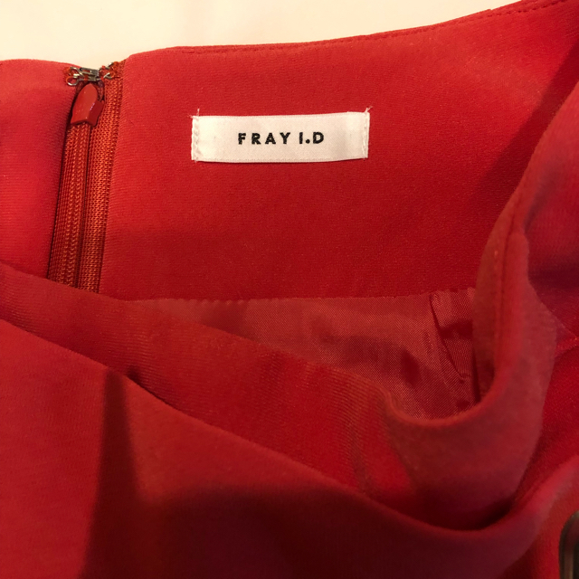 FRAY I.D(フレイアイディー)のフレイI.D. 巻きスカート オレンジ赤 レディースのスカート(ロングスカート)の商品写真