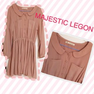 マジェスティックレゴン(MAJESTIC LEGON)のプリーツワンピ♡(ミニワンピース)