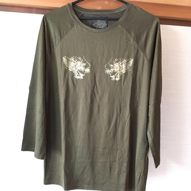IZREEL(イズリール)のイズリール プリントTシャツ（七分袖） メンズのトップス(Tシャツ/カットソー(七分/長袖))の商品写真