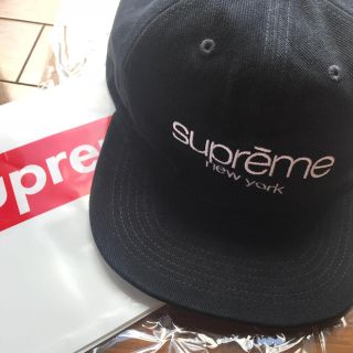 シュプリーム(Supreme)のSupreme Classic Logo 6-Panel Black 黒(キャップ)