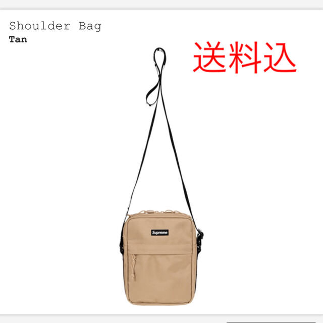 送料込  supreme shoulder bag tan