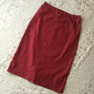 ブルックスブラザース(Brooks Brothers)のブルックスブラザーズ スカート  赤 レッド(ひざ丈スカート)