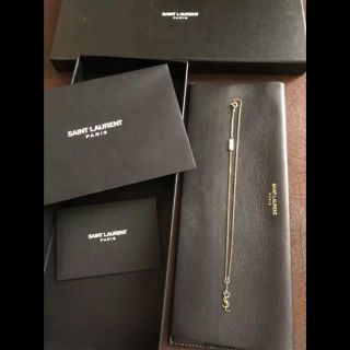 サンローラン(Saint Laurent)の【付属品完備】サンローラン YSL ロゴ ネックレス(ネックレス)