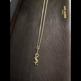 Saint Laurent - 【付属品完備】サンローラン YSL ロゴ ネックレスの Saint Laurent - 【付属品完備】サンローラン YSL ロゴ ネックレスの