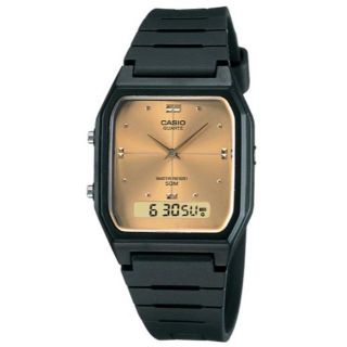 カシオ(CASIO)の新品★カシオ CASIO デジアナ AW-48HE-9AV ゴールド(腕時計(アナログ))