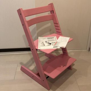 ストッケ(Stokke)のSTOKKE トリップトラップ ピンク (その他)