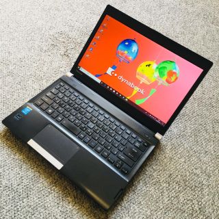 トウシバ(東芝)のけん様専用 東芝 dynabook R734 レッド Core i5 SSD(ノートPC)