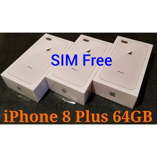 アップル(Apple)の3台セット【SIMフリー/新品未使用】iPhone8 Plus 64GB/シルバ(スマートフォン本体)