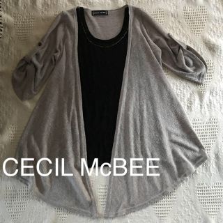 セシルマクビー(CECIL McBEE)のセシルマクビー カーディ タンクトップ セット レディース Mサイズ(セット/コーデ)