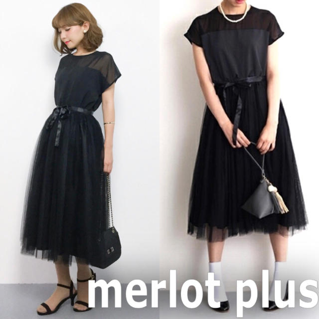 merlot(メルロー)の新品＊ メルロー フォーマル ワンピース 結婚式に レディースのフォーマル/ドレス(ミディアムドレス)の商品写真