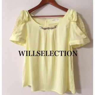 ウィルセレクション(WILLSELECTION)のウィルセレクション✨ビジュー ブラウス(シャツ/ブラウス(半袖/袖なし))