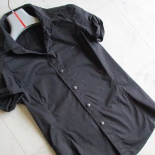 プラダ(PRADA)の★正規品★PRADA★ブラウス★サイズ40★ダークブルー★(シャツ/ブラウス(長袖/七分))