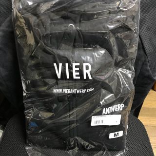 ラフシモンズ(RAF SIMONS)の新品 VIER Antwerp Zip Hoodie パーカー 黒 (パーカー)