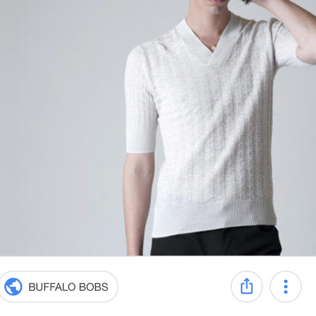 BUFFALO BOBS(バッファローボブス)の値下げしました！！BUFFALOBOBS サマーニット メンズのトップス(Tシャツ/カットソー(半袖/袖なし))の商品写真