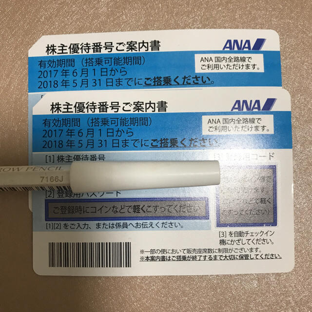 omiomi様専用  ANA株主優待券 チケットの優待券/割引券(その他)の商品写真