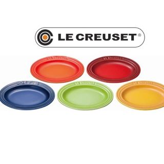 ルクルーゼ(LE CREUSET)の新品未使用♡ル・クルーゼ ミニオーバルプレート5枚セット(食器)