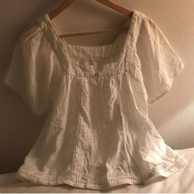 Lochie(ロキエ)のcotton blouse ♥ レディースのトップス(シャツ/ブラウス(半袖/袖なし))の商品写真