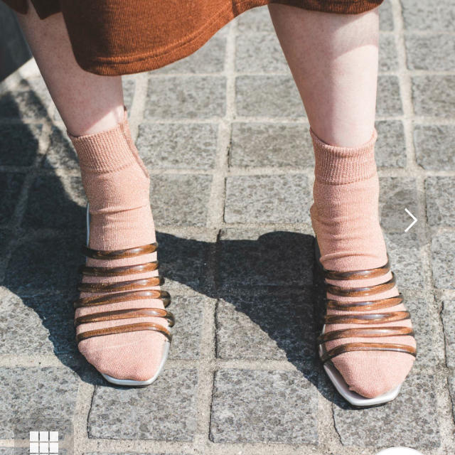 Kastane(カスタネ)のクリアーストラップサンダル レディースの靴/シューズ(サンダル)の商品写真
