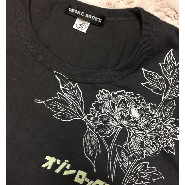 OZONE ROCKS(オゾンロックス)の【未使用・送料込】オゾンロックス 和柄Tシャツ レディースのトップス(Tシャツ(半袖/袖なし))の商品写真