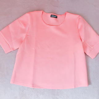 アナップ(ANAP)のANAP ピンクシャツ(Tシャツ(半袖/袖なし))