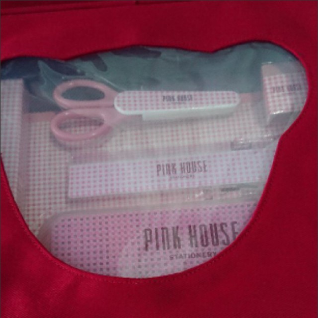 PINK HOUSE(ピンクハウス)のピンクハウス♥美品文房具setショルダーバッグ♥ レディースのバッグ(トートバッグ)の商品写真