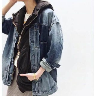 アパルトモンドゥーズィエムクラス(L'Appartement DEUXIEME CLASSE)のSTAMMBAUM OVERSIZE DENIM JACKET(Gジャン/デニムジャケット)