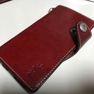 イルビゾンテ(IL BISONTE)の栃木レザー iPhone6,6sケース 本革(iPhoneケース)