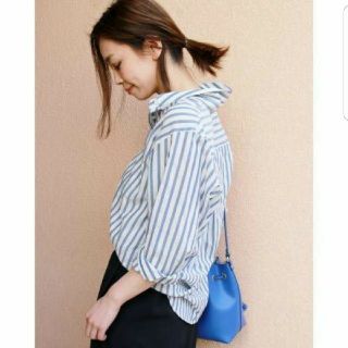 プラージュ(Plage)の再!最終値下げ!!【美品】プラージュ ストライプシャツ(シャツ/ブラウス(長袖/七分))