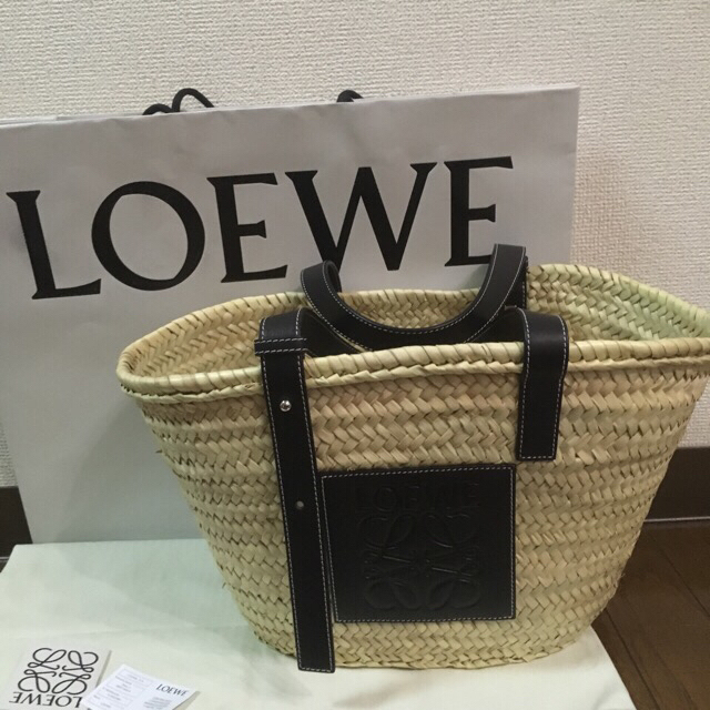 LOEWE - 最終値下げ【新品未使用】ロエベ LOEWE かごバッグ Mサイズ 黒