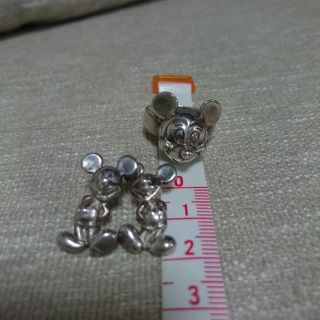 ミッキーマウス silver ピアス＆リング(ピアス)