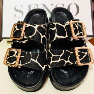 SENSO♡ハラコフラットサンダル(サンダル)