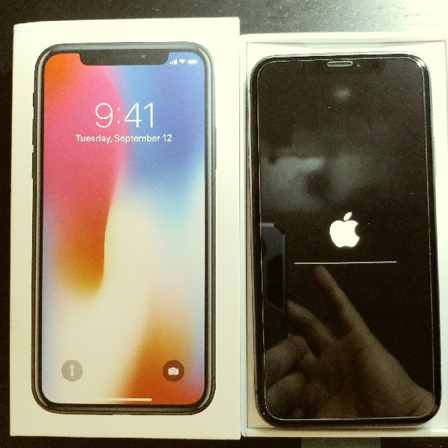 iPhone X SIMフリー256GB S級 - スマートフォン本体