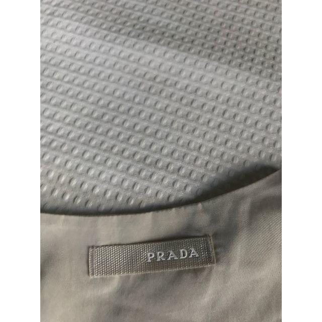 PRADA(プラダ)の●７万プラダスポーツ高級ラインシルク＆コットンマカオシャツ春夏ロゴタグ●美品↑ メンズのトップス(シャツ)の商品写真