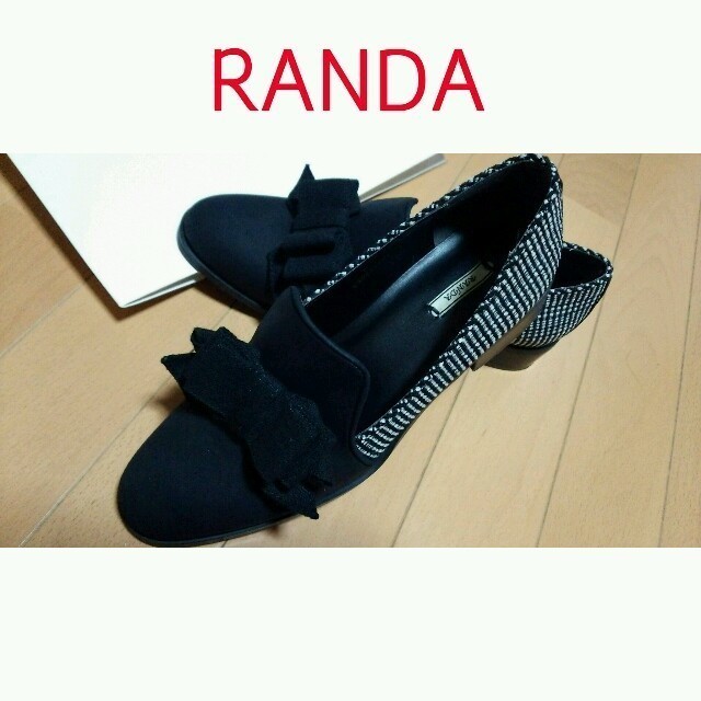 RANDA(ランダ)のRANDA🎀リボンローファー／23.5 レディースの靴/シューズ(ローファー/革靴)の商品写真