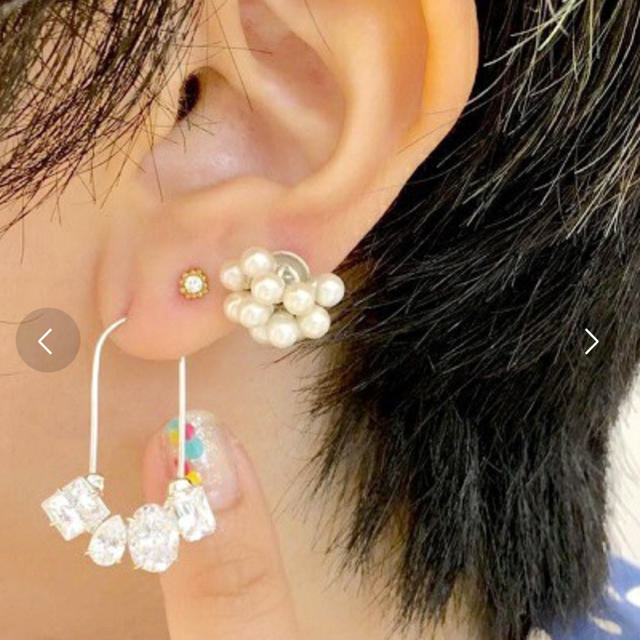 e.m.(イーエム)のe.m. パールピアス メンズのアクセサリー(ピアス(片耳用))の商品写真