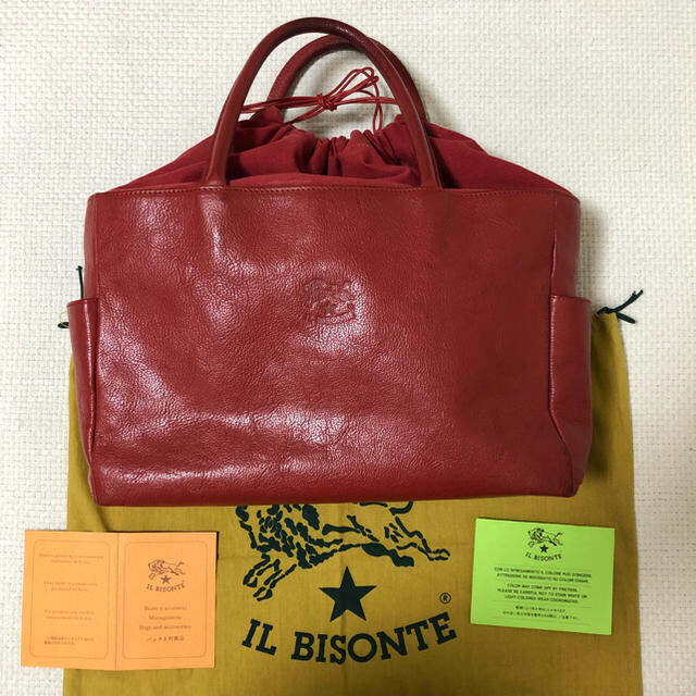 IL BISONTE(イルビゾンテ)のイルビゾンテ レザー トート バッグ レディースのバッグ(トートバッグ)の商品写真