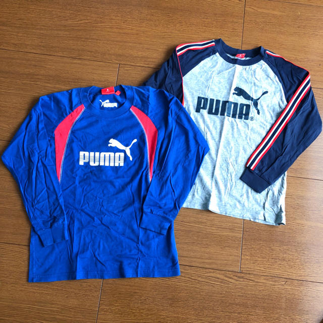 PUMA(プーマ)のPUMA ロンT 150 2枚 キッズ/ベビー/マタニティのキッズ服男の子用(90cm~)(Tシャツ/カットソー)の商品写真