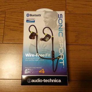 オーディオテクニカ(audio-technica)の美品 オーディオテクニカ Bluetooth ワイヤレスイヤホン 送料無料(ヘッドフォン/イヤフォン)