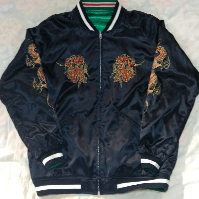 STUSSY - 美品stussy リバーシブルスカジャンLの通販 by サトリ STUSSY - 美品stussy リバーシブルスカジャンLの通販 by サトリ