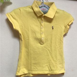 ラルフローレン(Ralph Lauren)のかわいい 半袖　ポロシャツ 140 ラルフローレン　黄色(Tシャツ/カットソー)