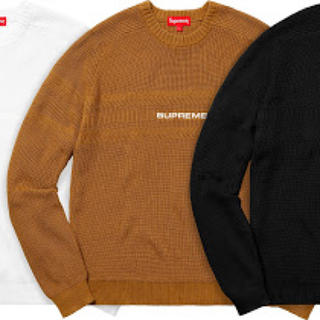 シュプリーム(Supreme)のsupreme セーター Chest Stripe Raglan Sweater(ニット/セーター)