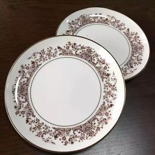 ノリタケ(Noritake)の【希少】ヴィンテージ RC印 ノリタケ  プラチナ彩 プレート 2点(食器)