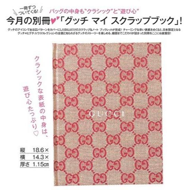 Gucci(グッチ)の【鈴鹿7311様専用】30冊セット！BAILAバイラ6月号付録GUCCIノート インテリア/住まい/日用品の文房具(ノート/メモ帳/ふせん)の商品写真