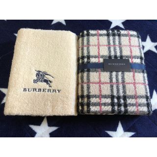 バーバリー(BURBERRY)の【最終価格】バーバリー フェイスタオル2枚セット♡(タオル/バス用品)