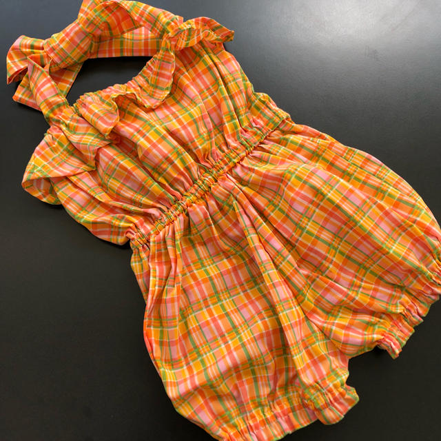 ホルターサロペット 90cm キッズ/ベビー/マタニティのキッズ服女の子用(90cm~)(パンツ/スパッツ)の商品写真