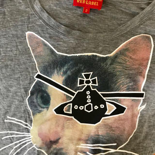 ヴィヴィアン(Vivienne Westwood) 猫 Tシャツ(レディース/半袖)の通販