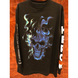 シュプリーム(Supreme)のHERON PRESTON skull long sleeve(Tシャツ/カットソー(七分/長袖))