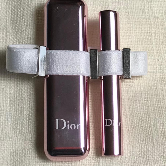 Dior(ディオール)の★クリスチャン ディオール リップ&チークブラシ 携帯に便利かわいい★レア★ コスメ/美容のコスメ/美容 その他(その他)の商品写真