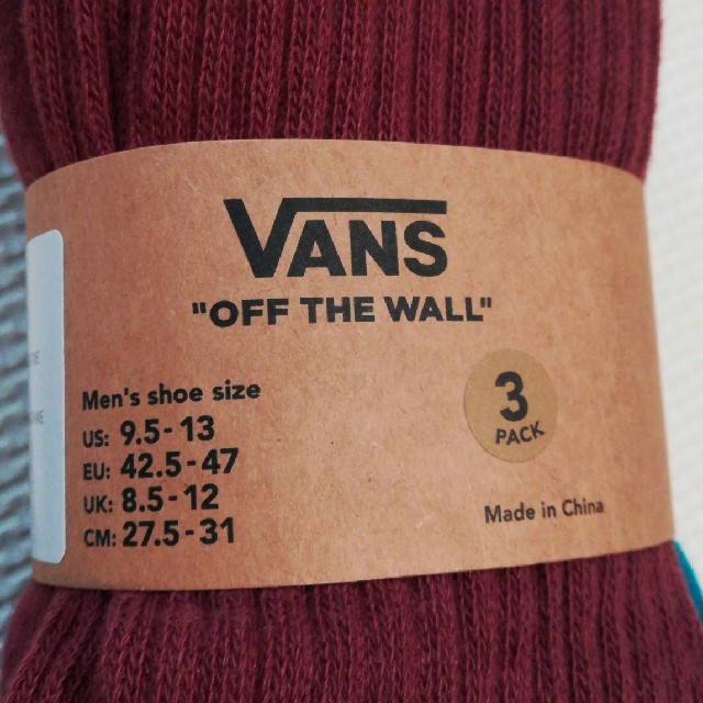 VANS(ヴァンズ)の人気 新品  VANS 3パック ソックス メンズのレッグウェア(ソックス)の商品写真