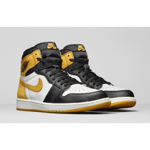 27.5 Nike Air Jordan 1 yellow ochre イエロー